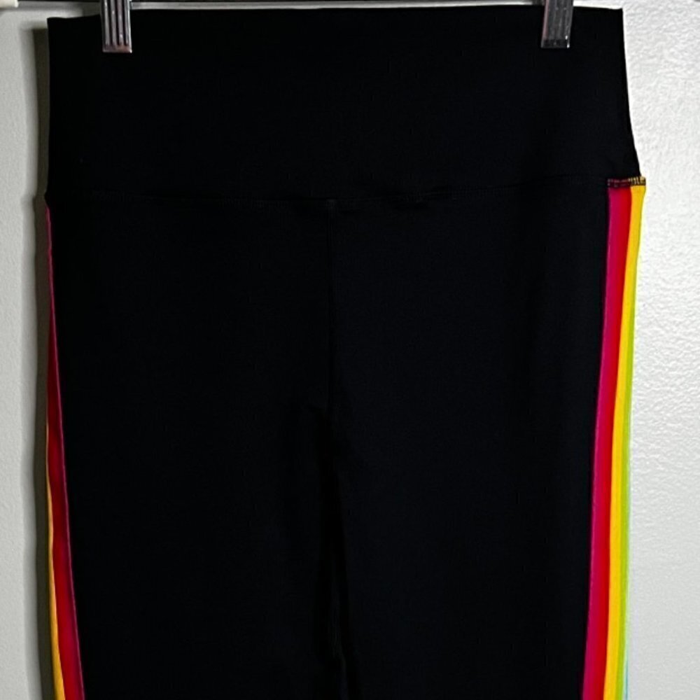 Spiritual gangster Leggings with rainbow stripes Size L